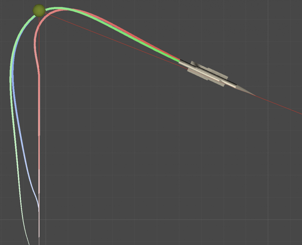 Turn distance factor on balanced turn.